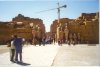 Statues at Karnak temple