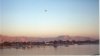 A view with hot air balloons