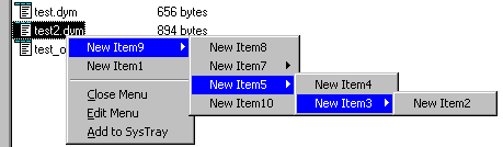 dynmenu context menu